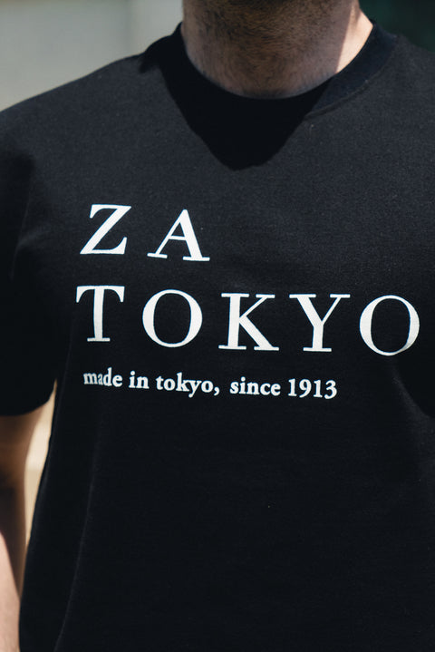 ZA TOKYO ベーシッククルーネック黒 GRAPHICT07