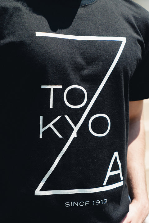 ZA TOKYO ベーシッククルーネック黒 GRAPHICT05