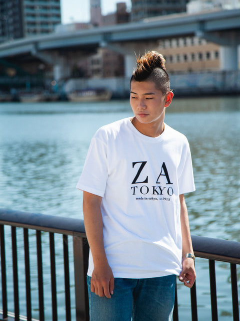 ZA TOKYO ベーシッククルーネック GRAPHICT03