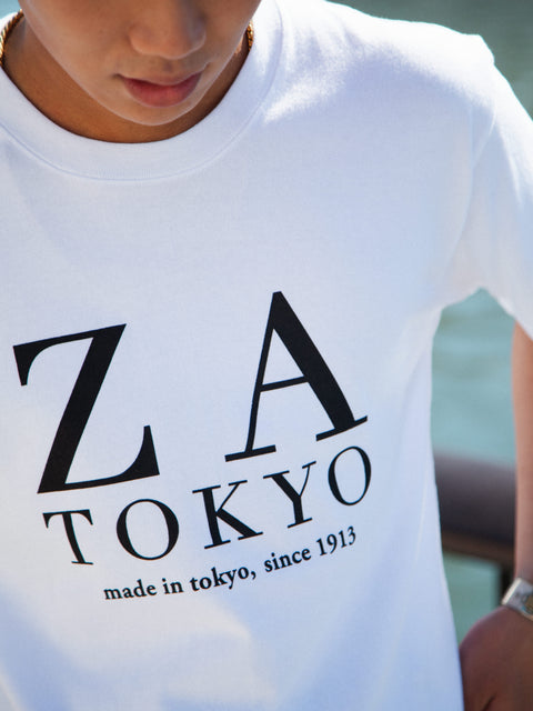 ZA TOKYO ベーシッククルーネック  GRAPHICT03
