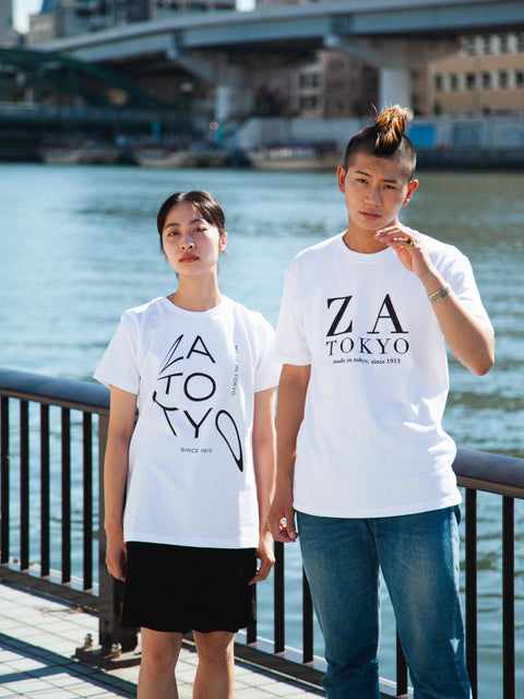 ZA TOKYO ソフトクルーネック GRAPHICT04