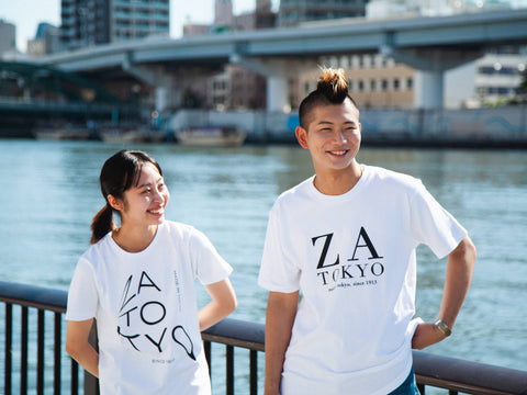 ZA TOKYO ベーシッククルーネック GRAPHICT03