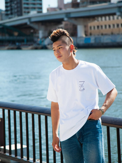 ZA TOKYO ベーシッククルーネック GRAPHICT06