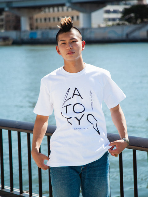 ZA TOKYO ベーシッククルーネック GRAPHICT04