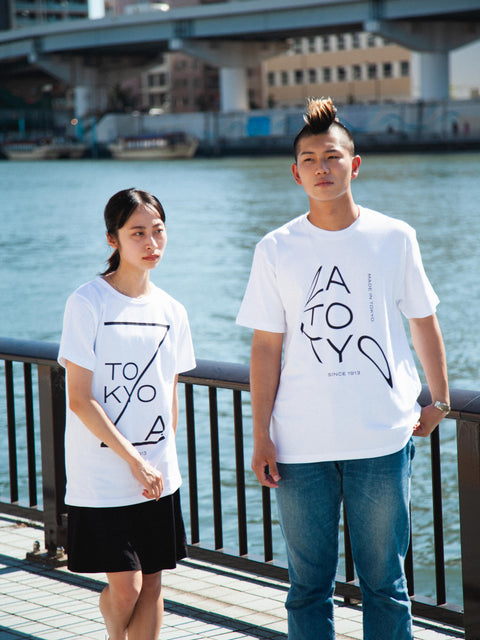 ZA TOKYO ベーシッククルーネック GRAPHICT04