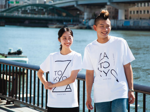 ZA TOKYO ベーシッククルーネック GRAPHICT04
