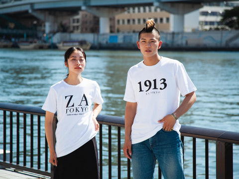 ZA TOKYO ソフトクルーネック GRAPHICT03