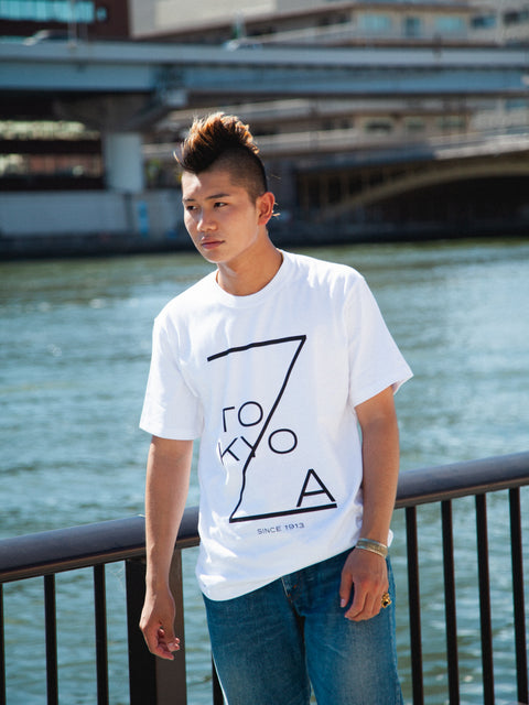 ZA TOKYO ベーシッククルーネック GRAPHICT05