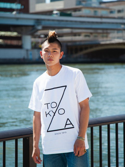 ZA TOKYO ベーシッククルーネック GRAPHICT05