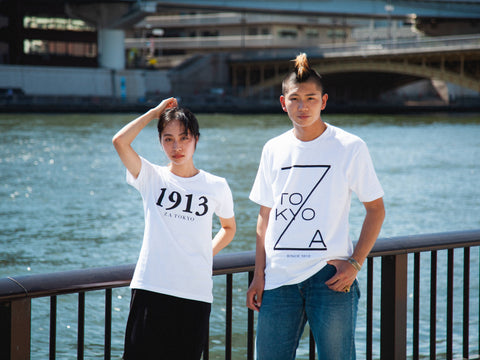ZA TOKYO ソフトクルーネック GRAPHICT02