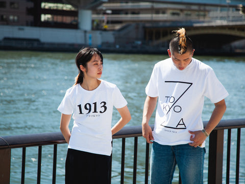 ZA TOKYO ベーシッククルーネック GRAPHICT05