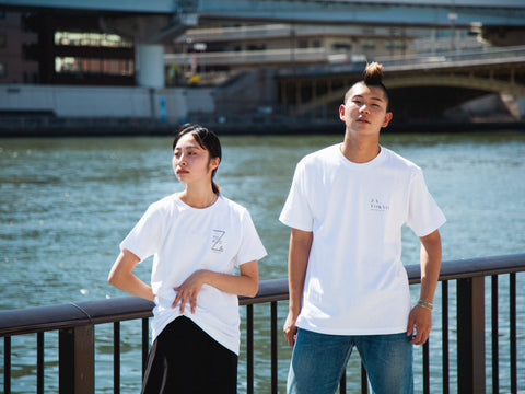 ZA TOKYO ベーシッククルーネック GRAPHICT01