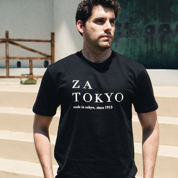 ZA TOKYO ベーシッククルーネック黒 GRAPHICT07 | MADE IN TOKYO SINCE 