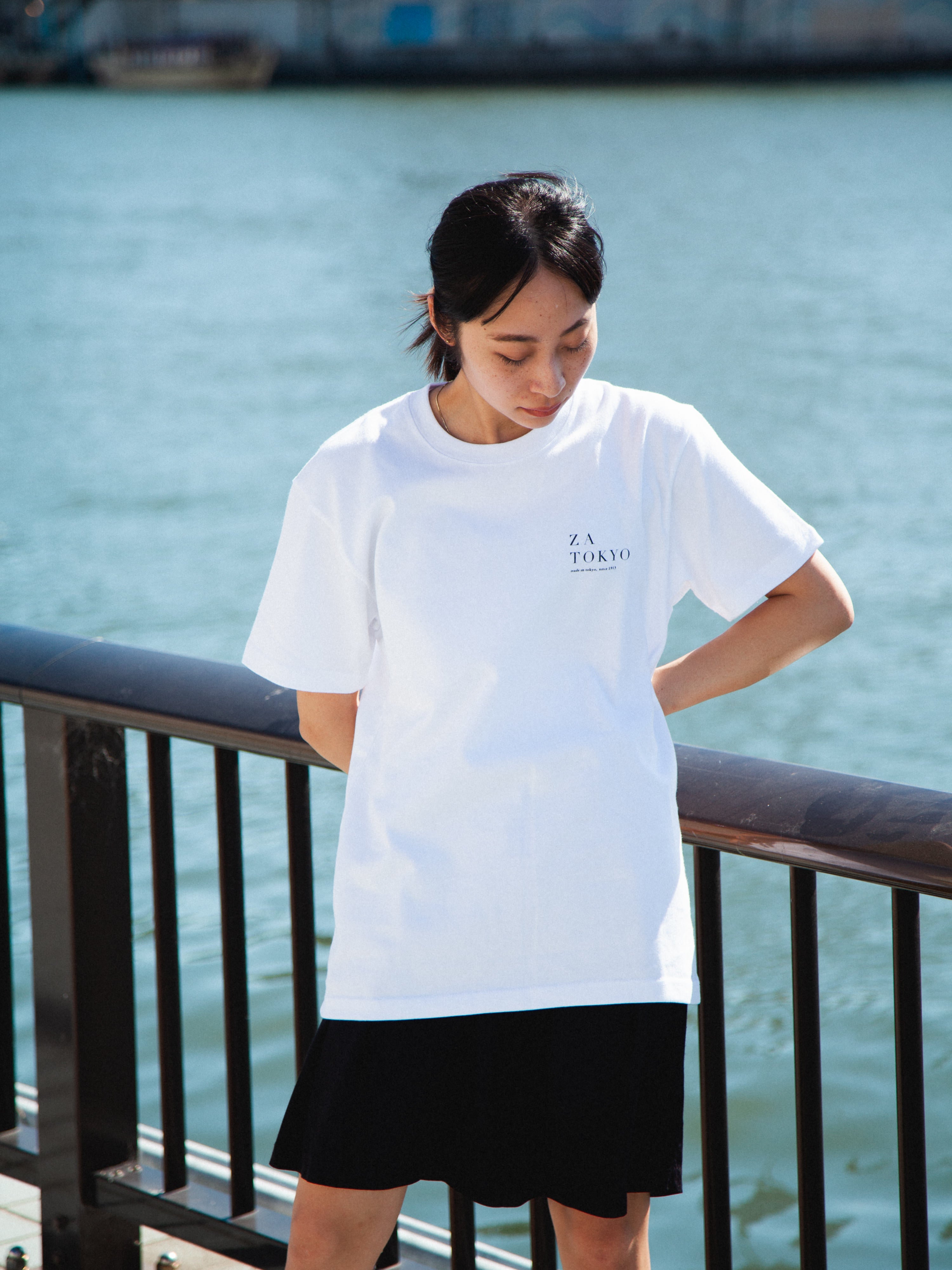 ★限定】over print silkscreen teeガールプリントTシャツ トップス – over print