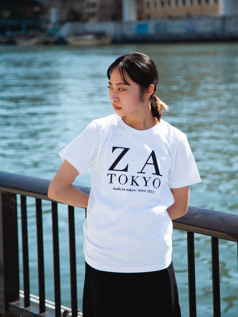 ZA TOKYO ソフトクルーネック  GRAPHICT03